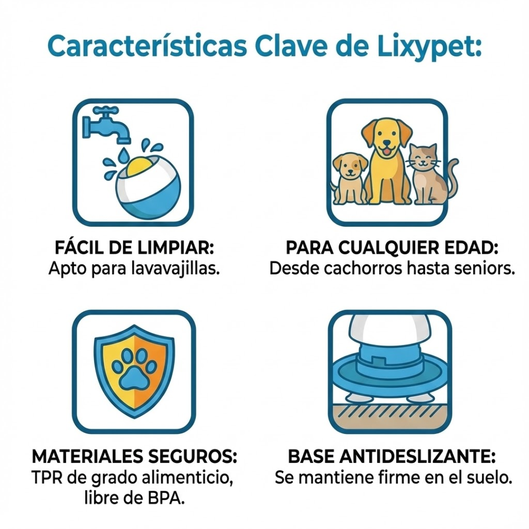 Comedero Antiestrés Giratorio Lixypet